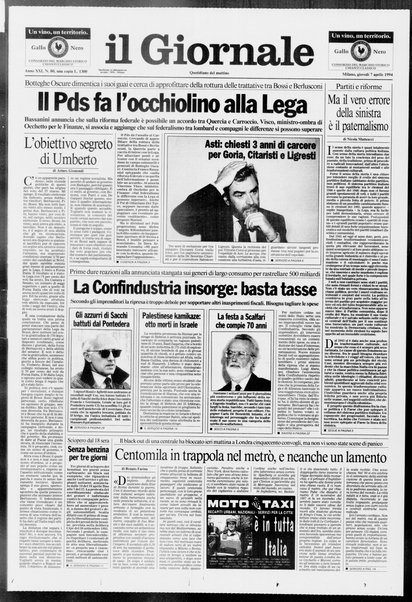 Il giornale : quotidiano del mattino